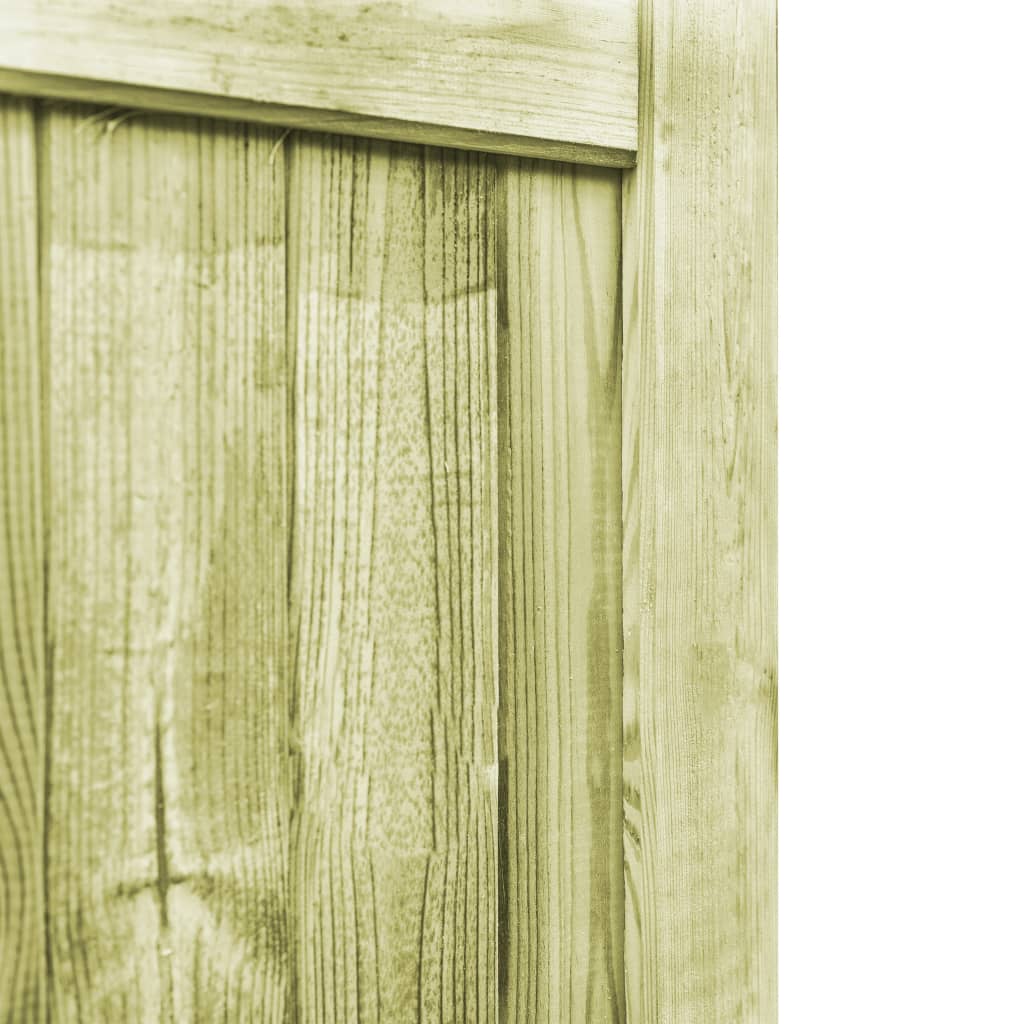 Zahradní brána 2křídlá impregnovaná borovice 300 x 100 cm