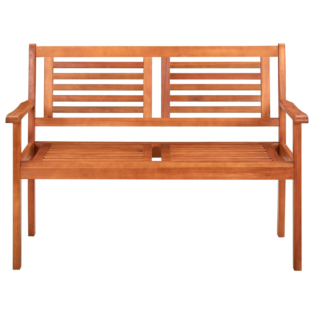 2místná zahradní lavice 120 cm masivní eukalyptus