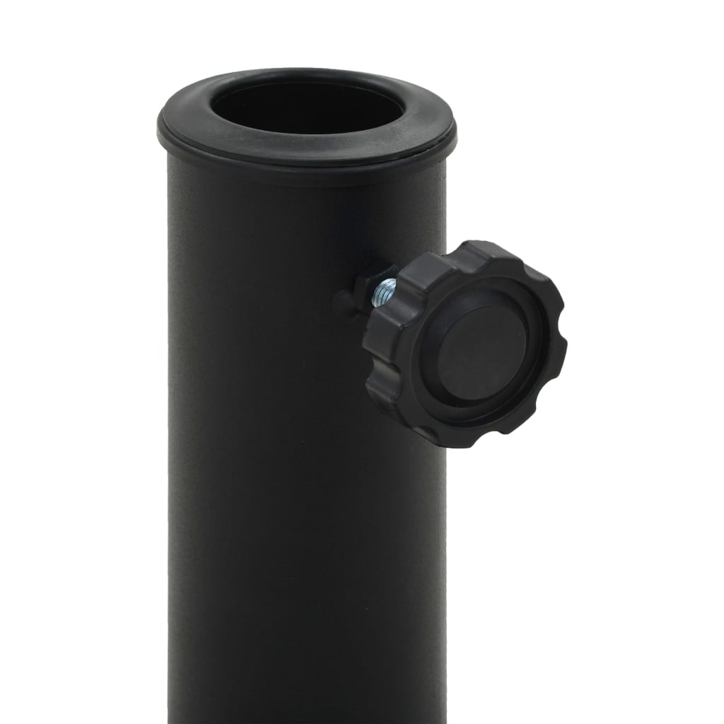 Stojan na slunečník kulatý černý 10 kg polyresin
