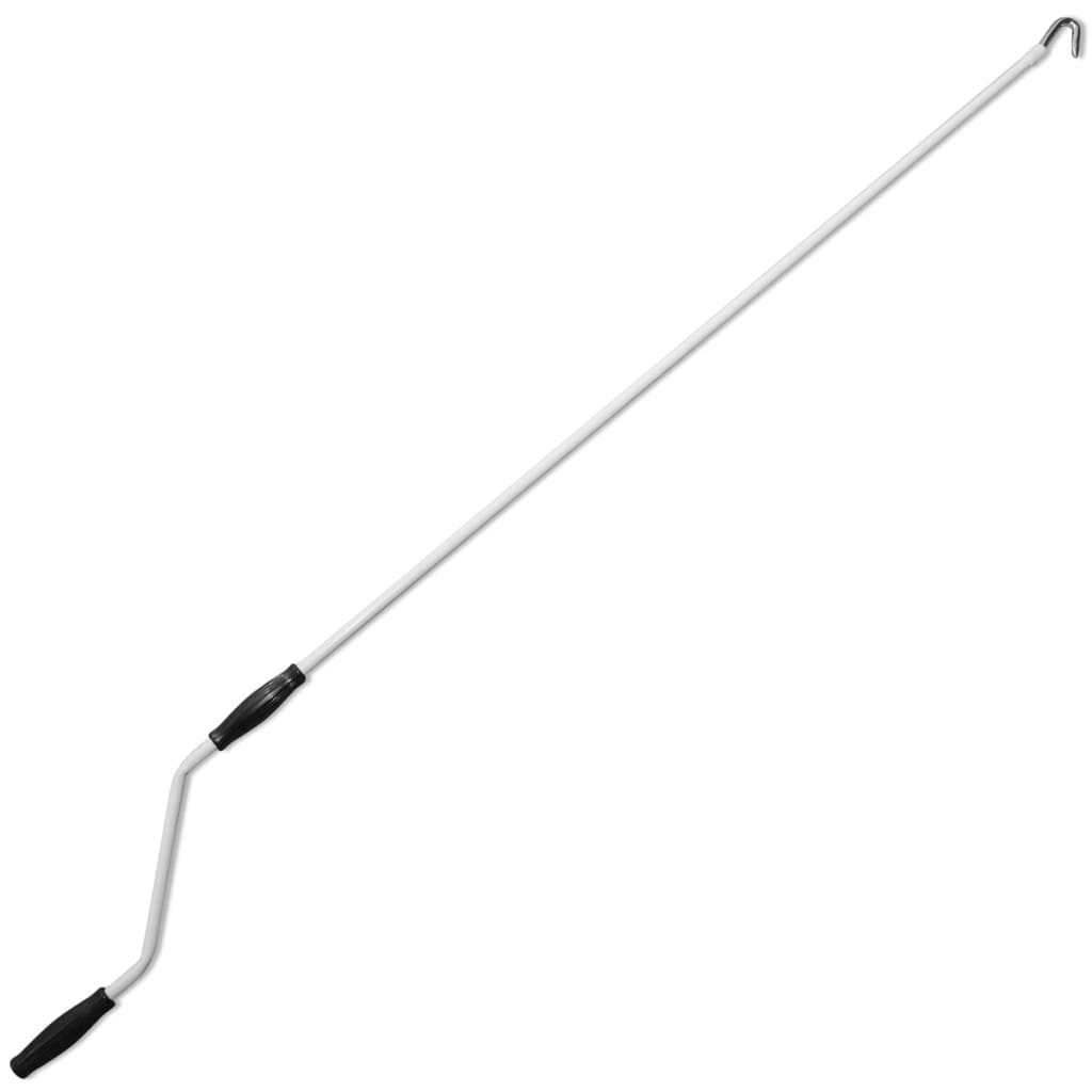 Skládací markýza na ruční ovládání 450 cm modrobílá