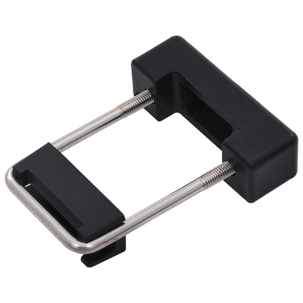 Spona ve tvaru U s plastem pro plotové sloupky 60x40 mm 25 sad