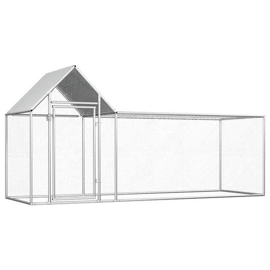 Klec pro kuřata 3 x 1 x 1,5 m pozinkovaná ocel
