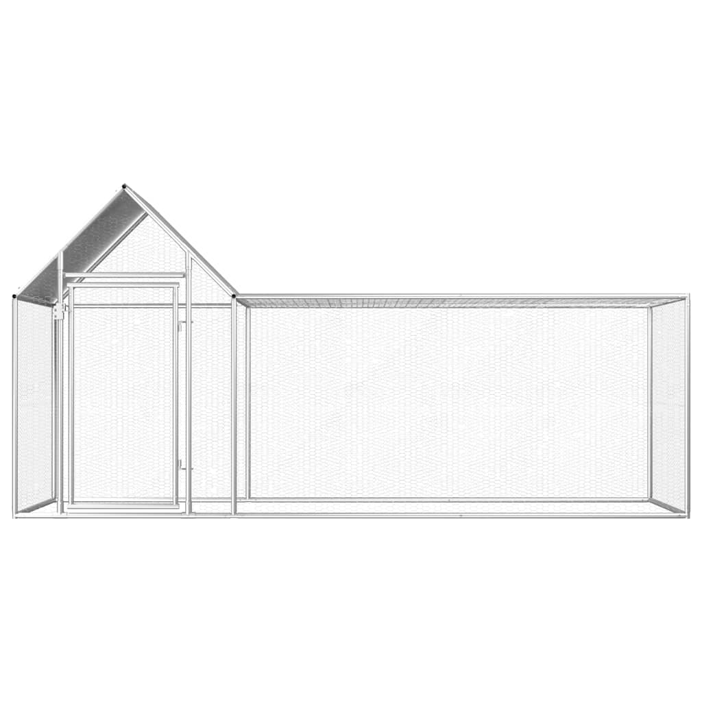 Klec pro kuřata 3 x 1 x 1,5 m pozinkovaná ocel