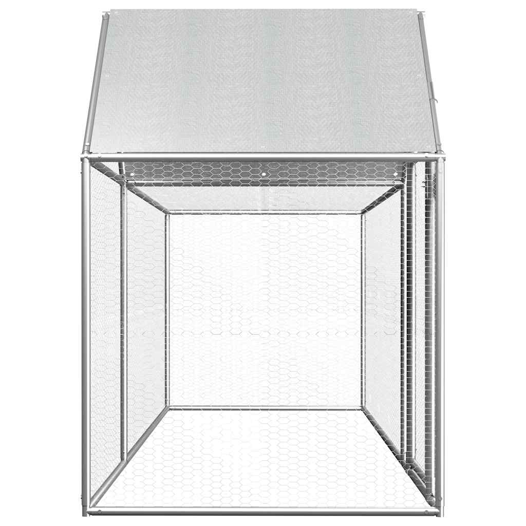 Klec pro kuřata 3 x 1 x 1,5 m pozinkovaná ocel