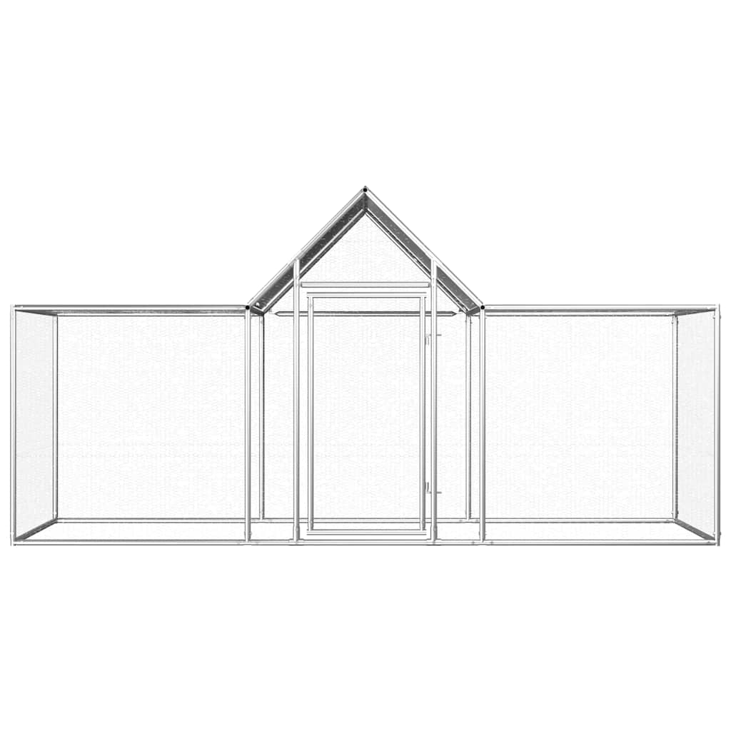 Klec pro kuřata 3 x 1 x 1,5 m pozinkovaná ocel