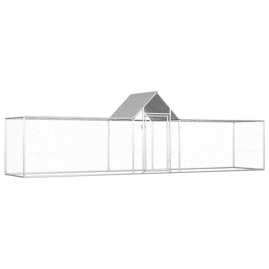 Klec pro kuřata 5 x 1 x 1,5 m pozinkovaná ocel