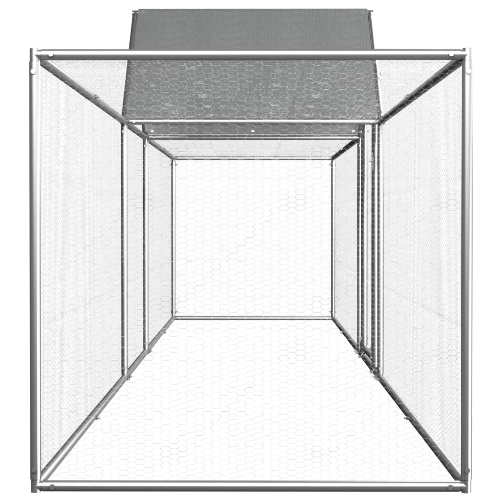 Klec pro kuřata 5 x 1 x 1,5 m pozinkovaná ocel