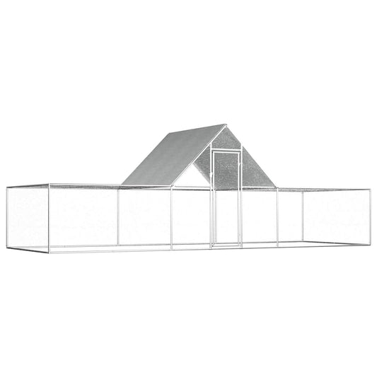 Klec pro kuřata 6 x 2 x 2 m pozinkovaná ocel