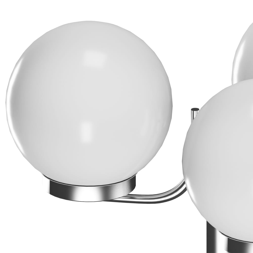 Vysoká zahradní lampa se 3 svítidly 220 cm