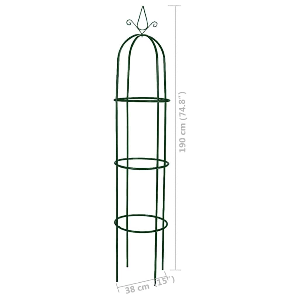 Zahradní oblouk obelisk 2 ks