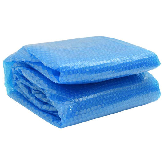 Kulatá modrá bazénová plachta z polyetylenu 549 cm