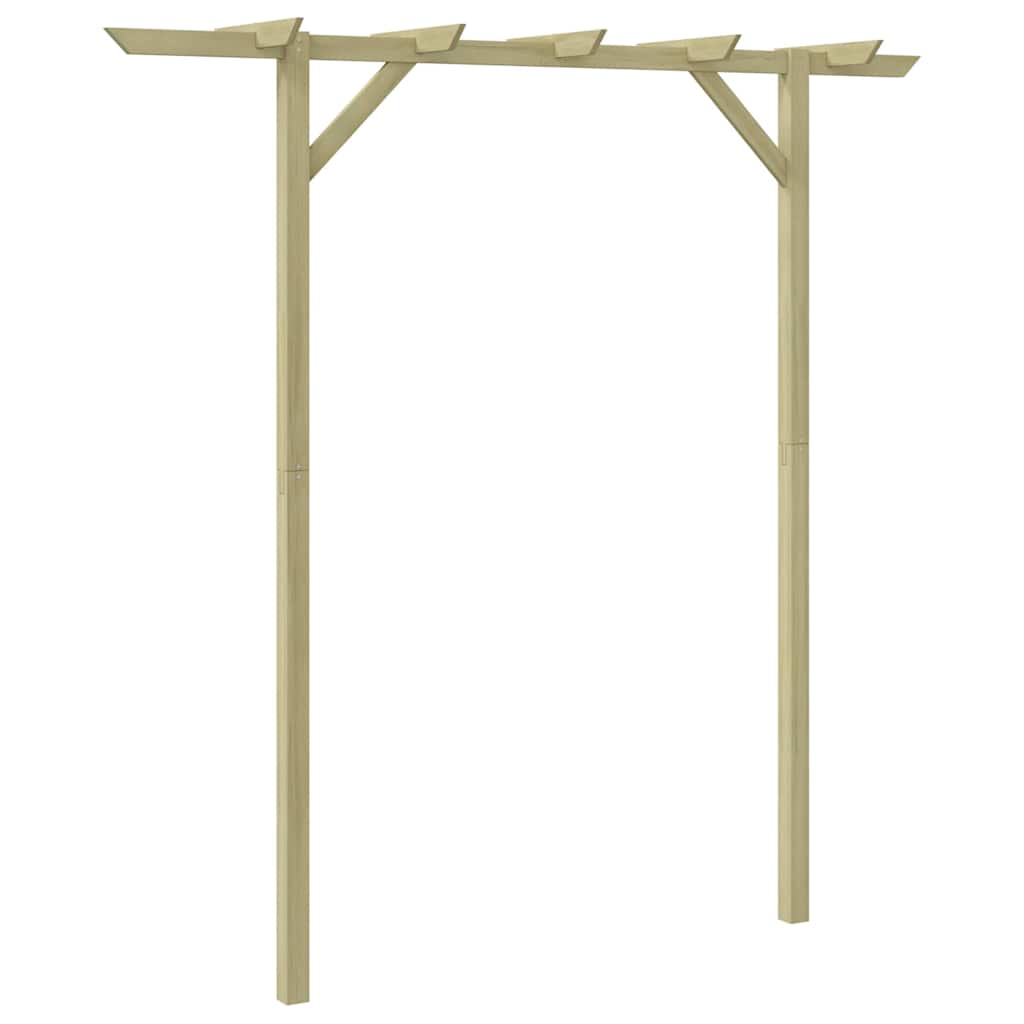 Zahradní pergola 205 x 40 x 203 cm dřevo