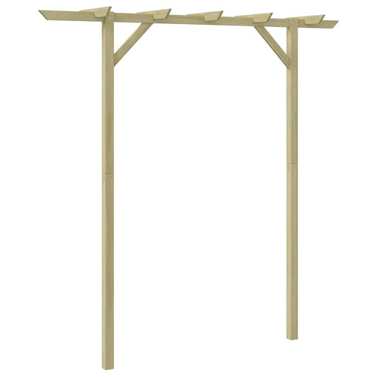Zahradní pergola 205 x 40 x 203 cm dřevo