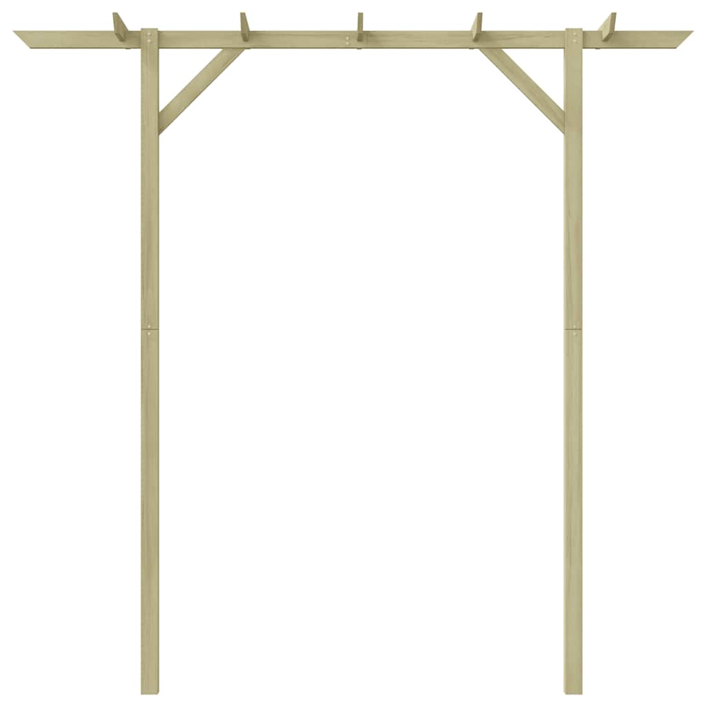 Zahradní pergola 205 x 40 x 203 cm dřevo