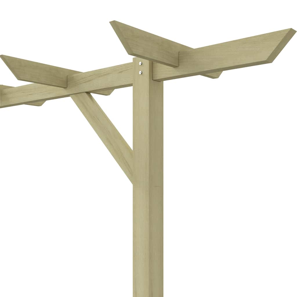 Zahradní pergola 205 x 40 x 203 cm dřevo