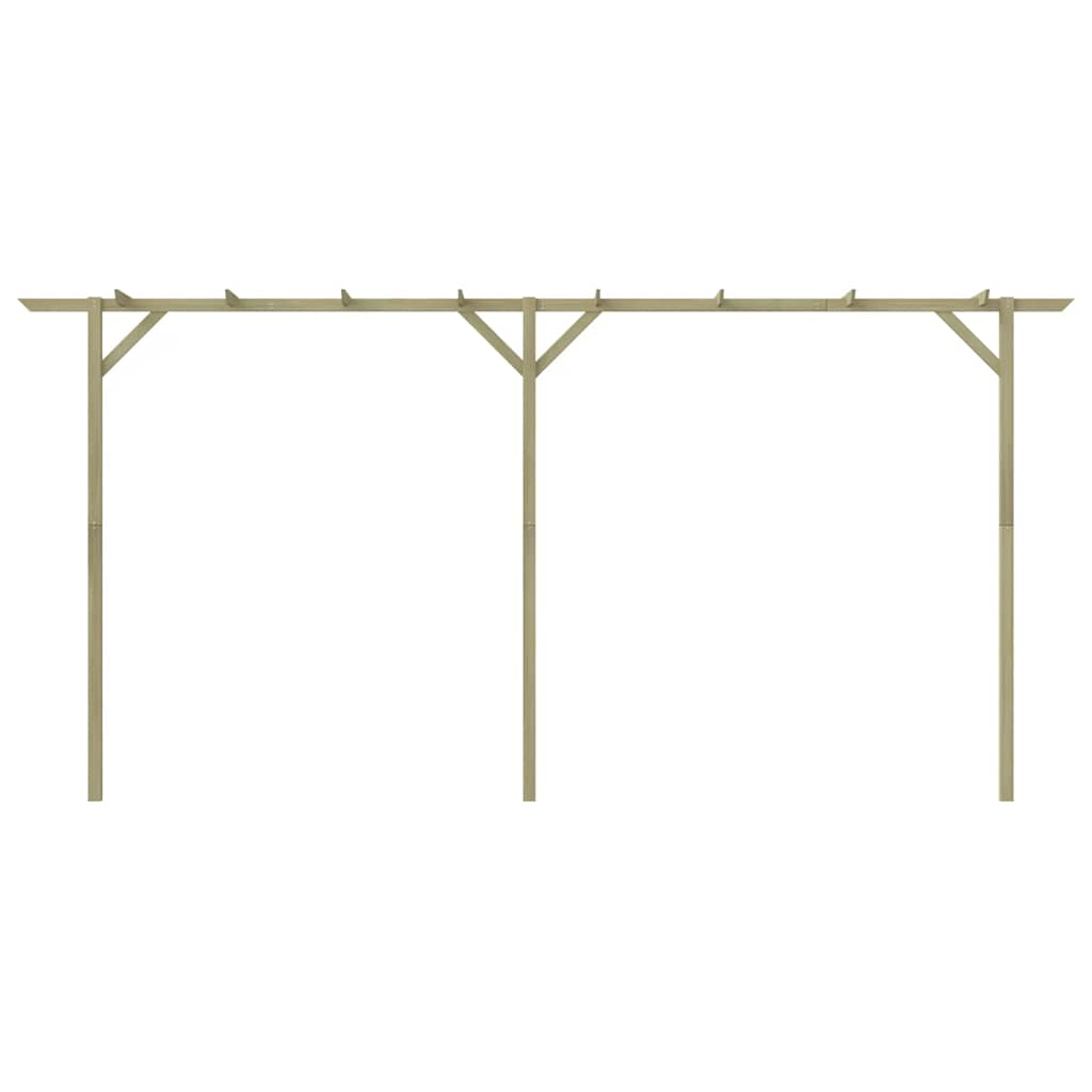 Zahradní pergola 410 x 40 x 203 cm dřevo