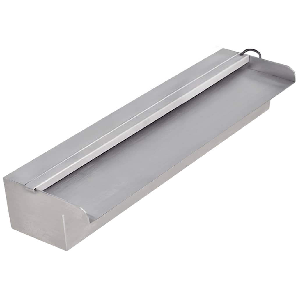 Obdélníková bazénová fontána s LED nerezová ocel 45 cm