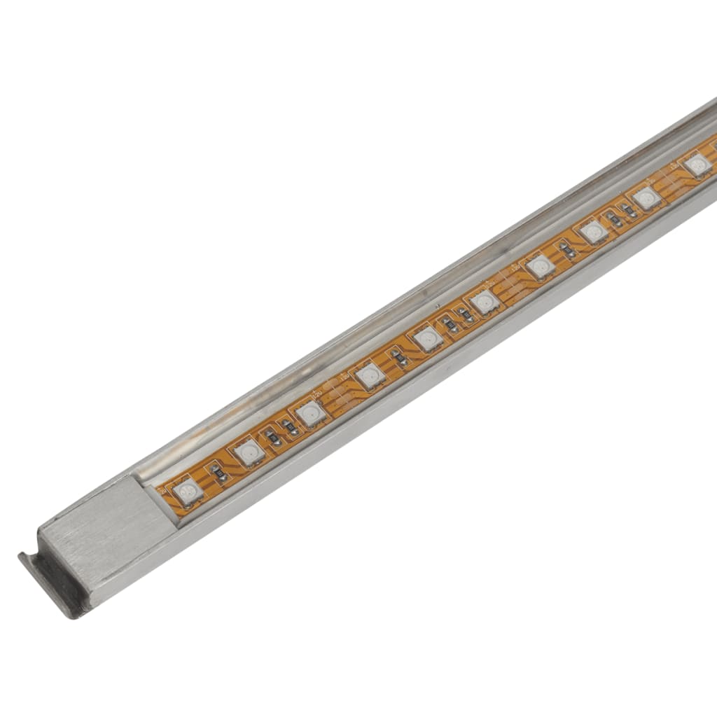 Obdélníková bazénová fontána s LED nerezová ocel 60 cm