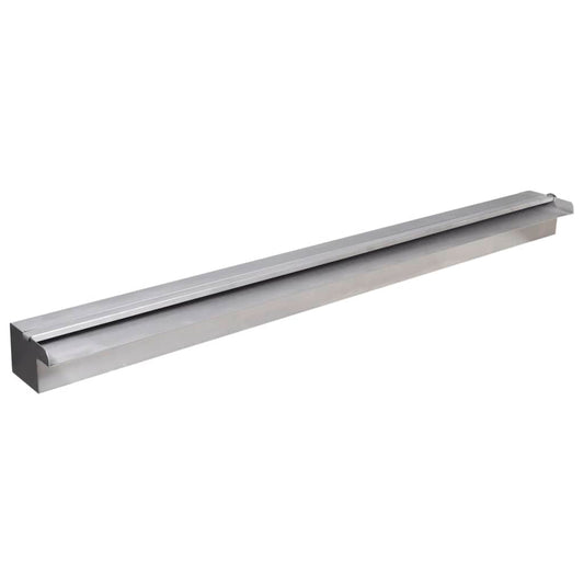 Obdélníková bazénová fontána s LED nerezová ocel 90 cm