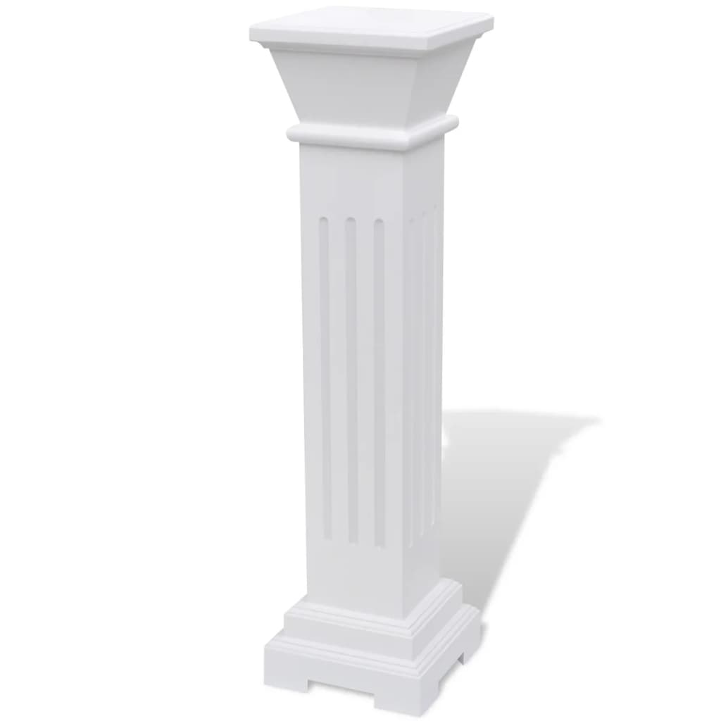 Klasický stojan na květiny, čtverhranný sloup MDF