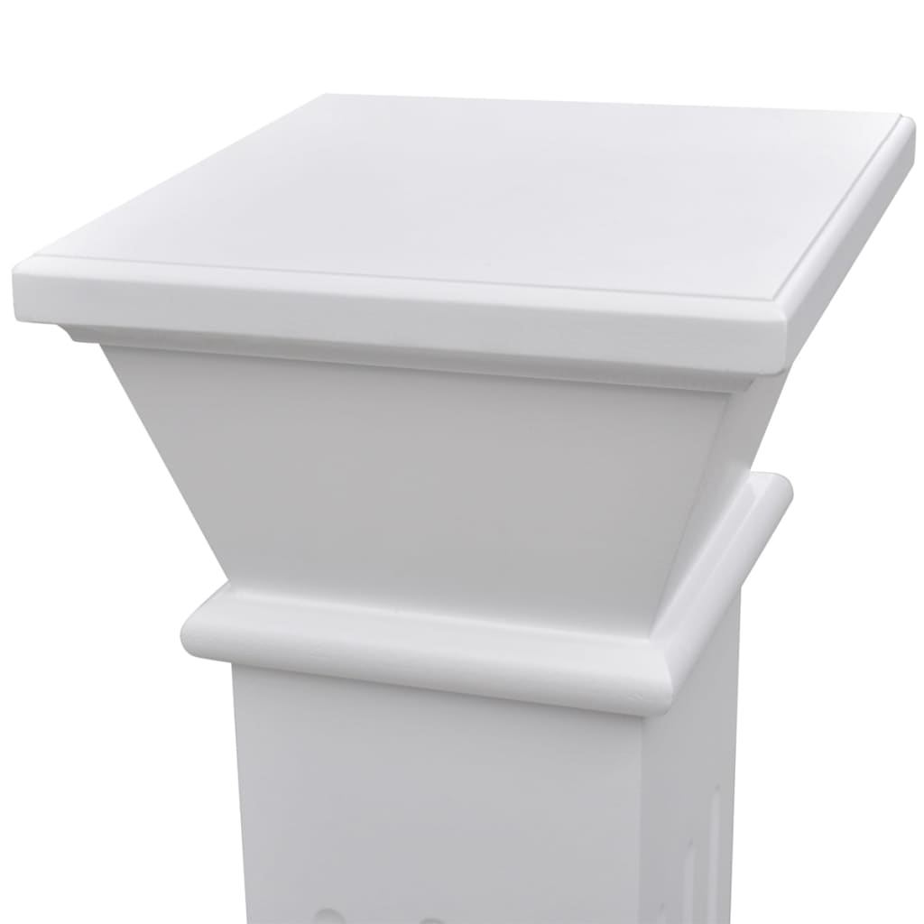 Klasický stojan na květiny, čtverhranný sloup MDF