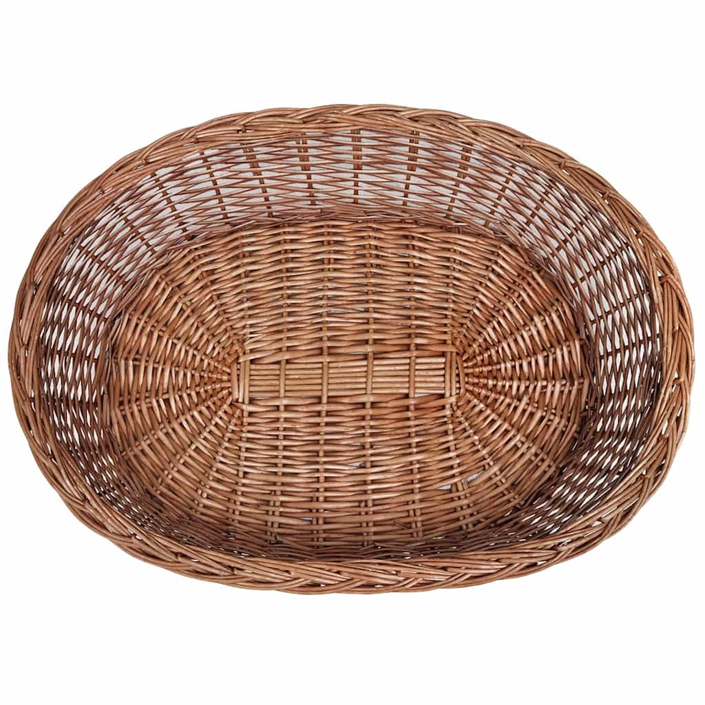Proutěný koš / pelech pro psa přírodní 90 cm