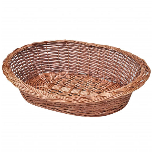 Proutěný koš / pelech pro psa přírodní 69 cm