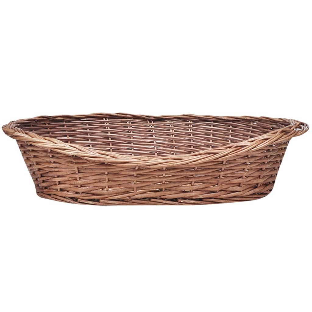 Proutěný koš / pelech pro psa přírodní 69 cm