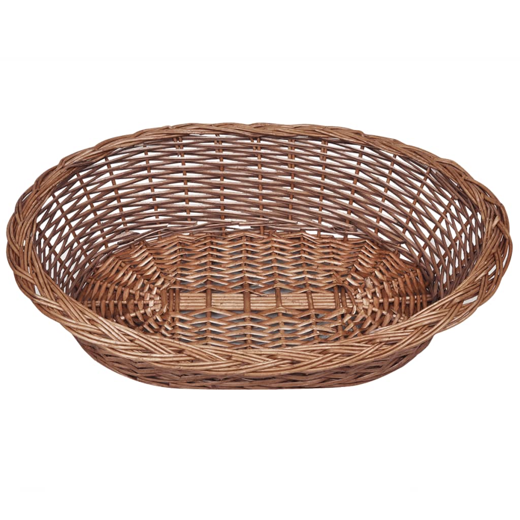 Proutěný koš / pelech pro psa přírodní 69 cm