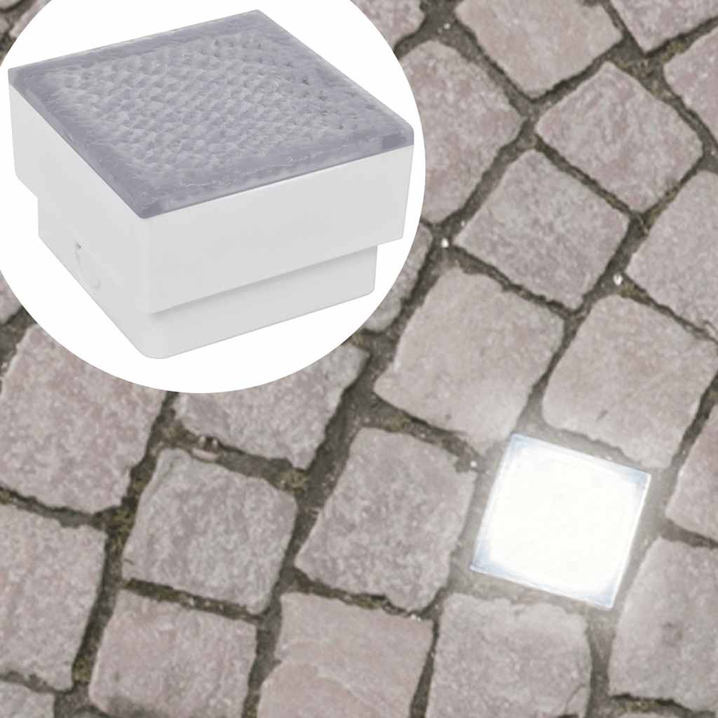 Zemní svítidla LED 2 ks 100 x 200 x 68 mm