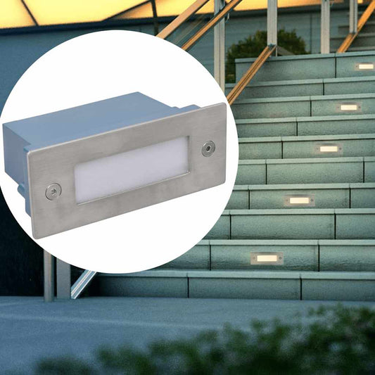 LED svítidla zápustná do schodů 44 x 111 x 56 mm
