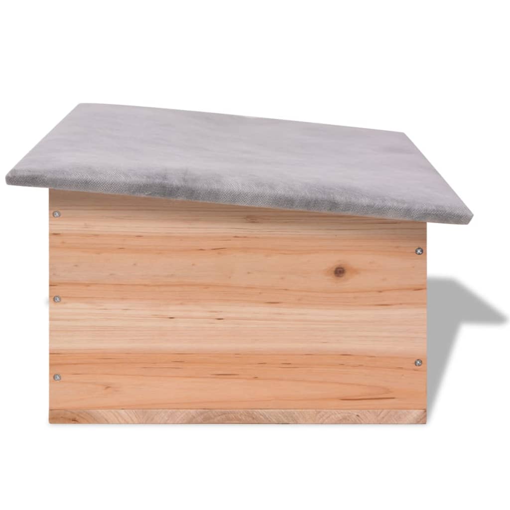 Domek pro ježka 45 x 33 x 22 cm dřevěný