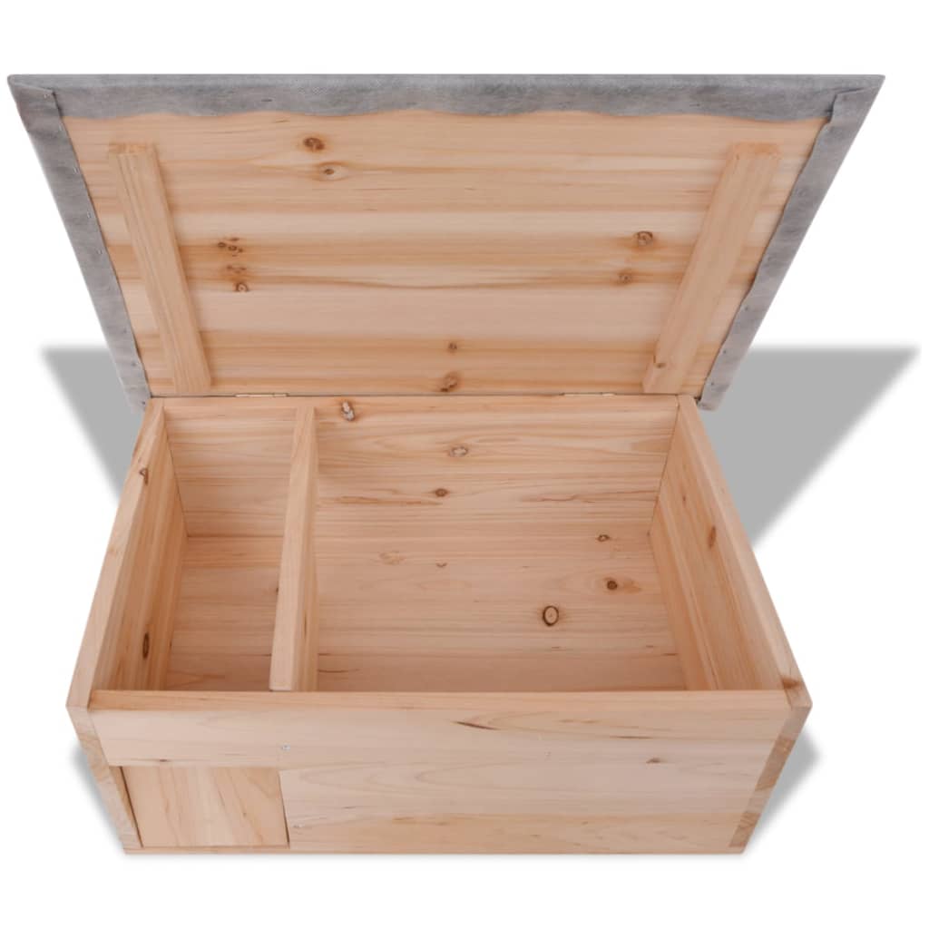 Domek pro ježka 45 x 33 x 22 cm dřevěný