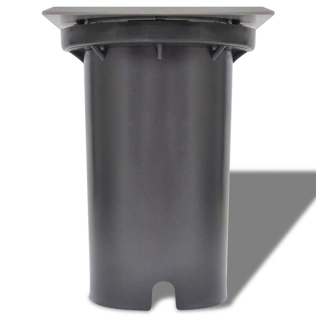 Venkovní zemní LED svítidla 3 ks čtvercová