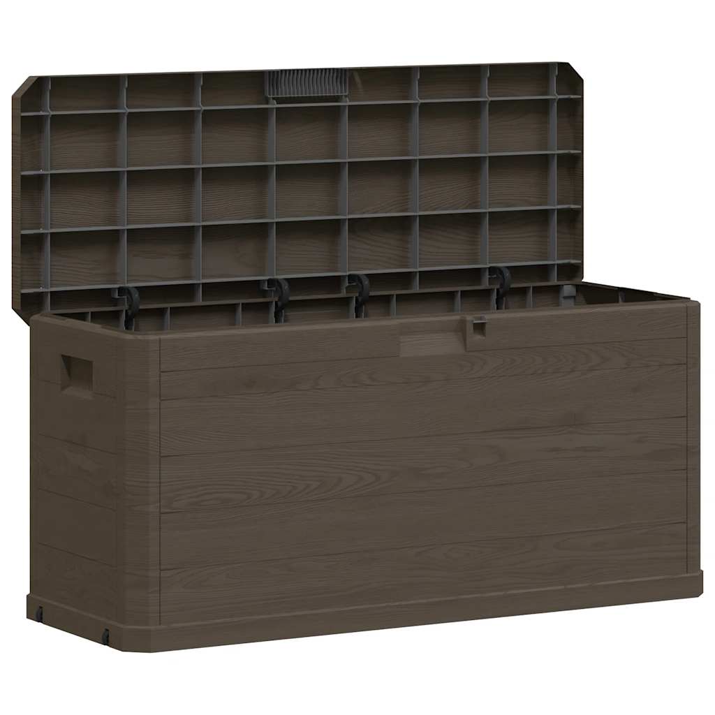 Zahradní úložný box 280 l hnědý