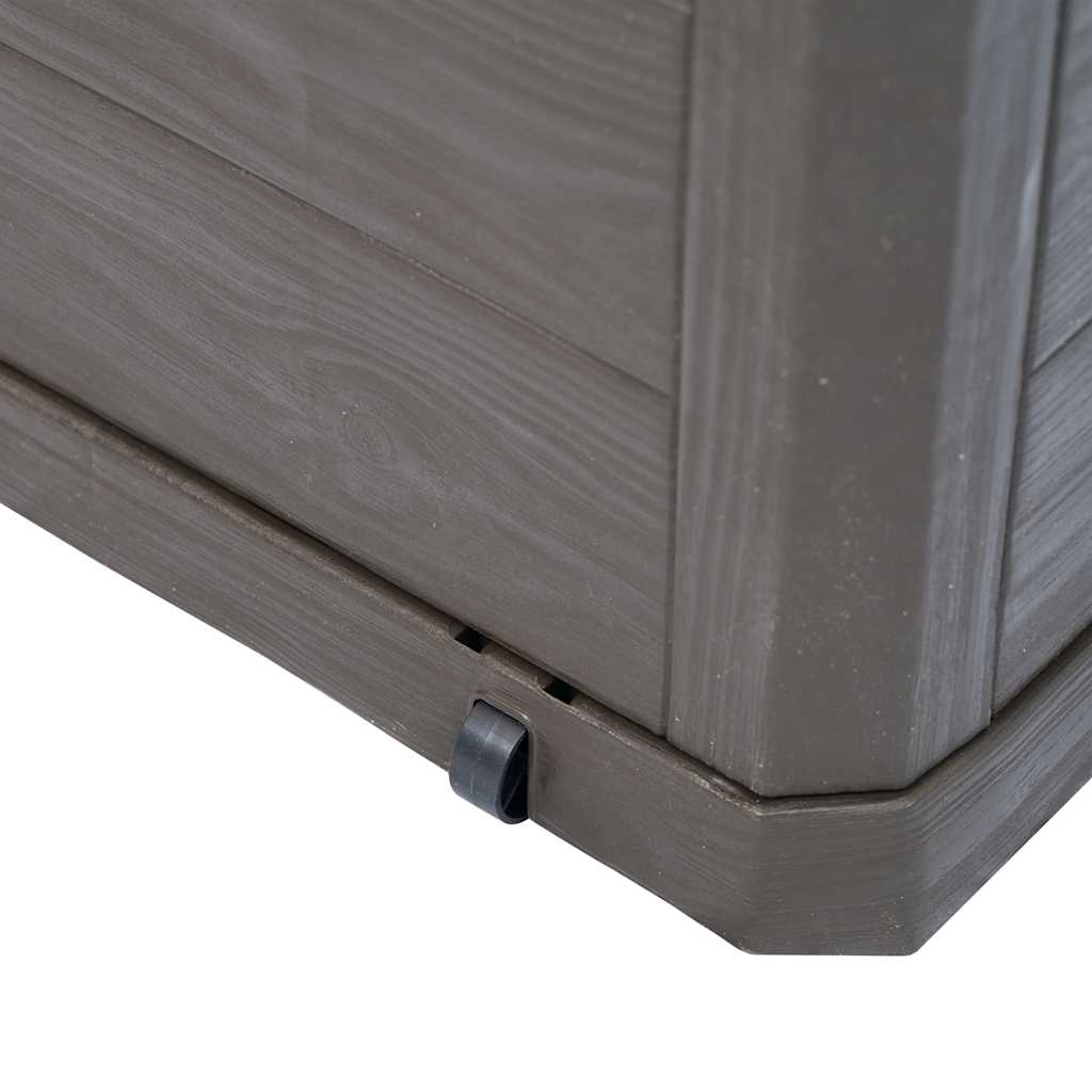 Zahradní úložný box 280 l hnědý