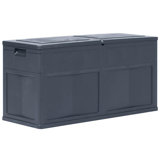Zahradní úložný box 320 l černý