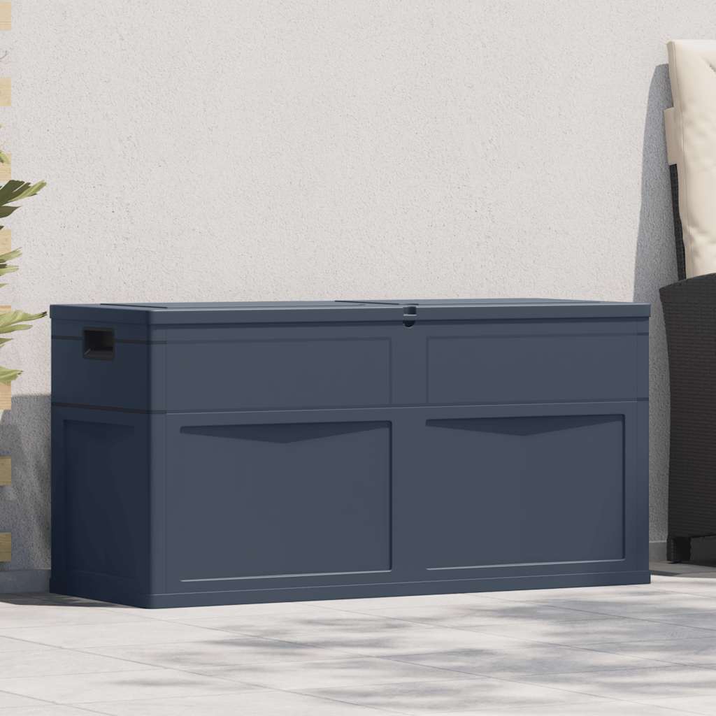 Zahradní úložný box 320 l černý