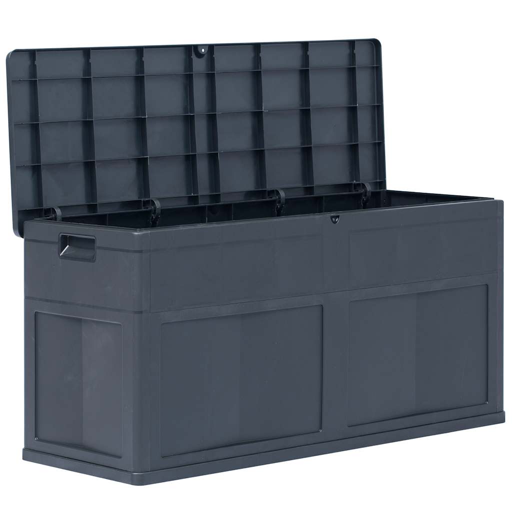 Zahradní úložný box 320 l černý
