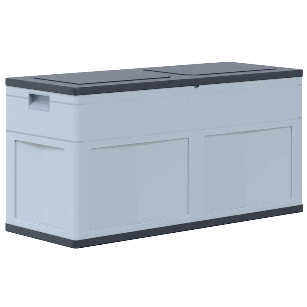 Zahradní úložný box 320 l šedo-černý