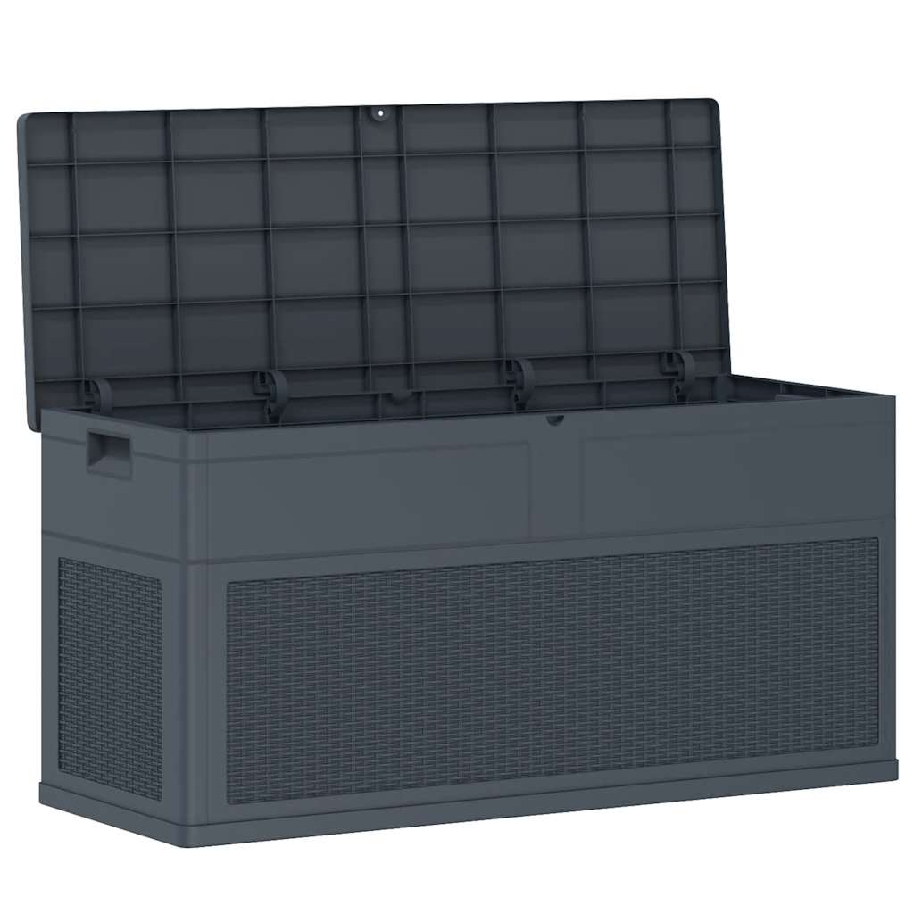 Zahradní úložný box 320 l antracitový