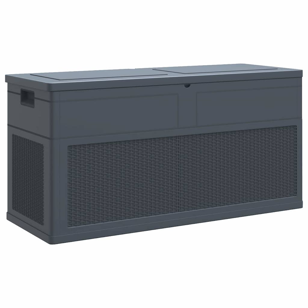 Zahradní úložný box 320 l antracitový