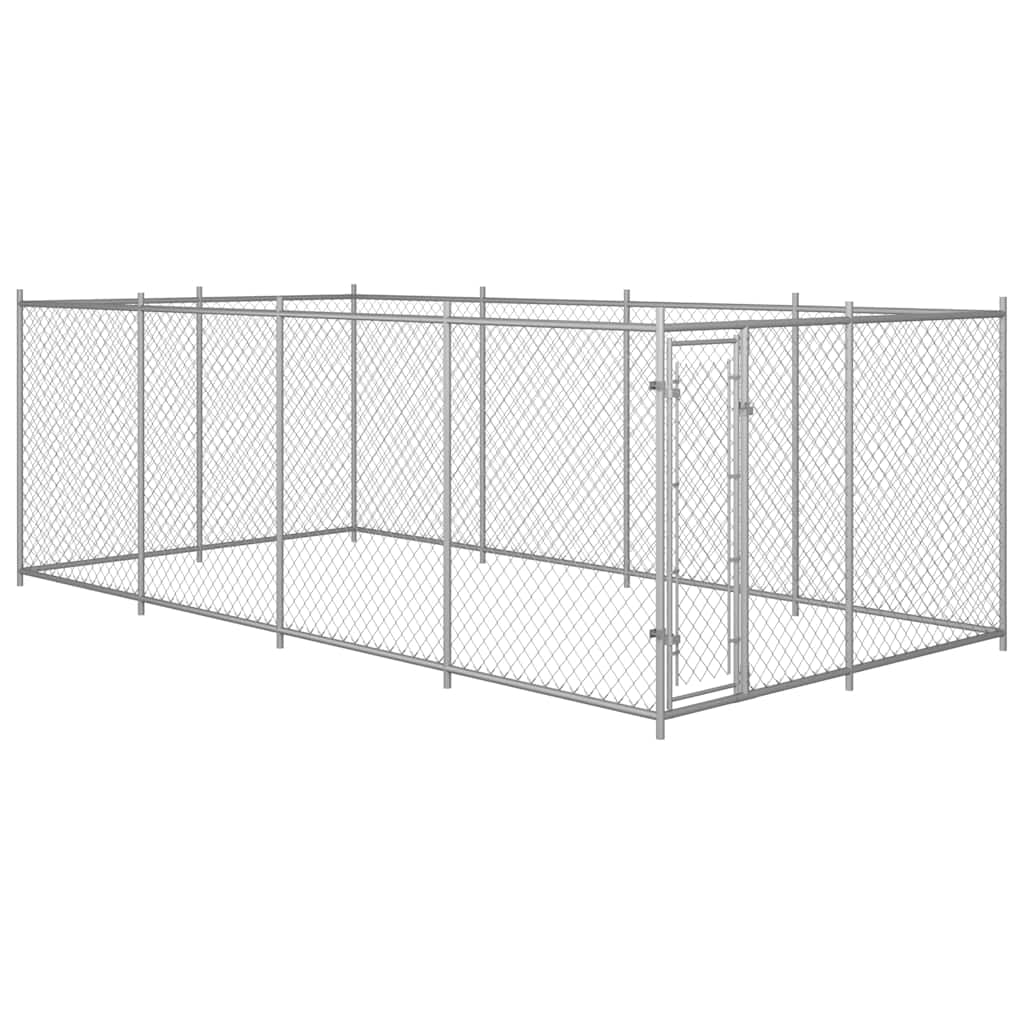 Venkovní psí kotec 7,6 x 3,8 x 1,9 m