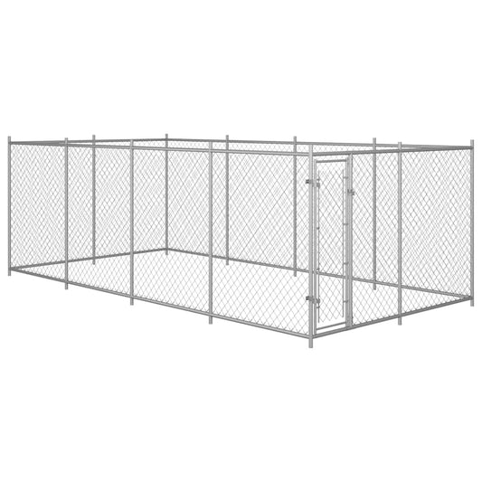 Venkovní psí kotec 7,6 x 3,8 x 1,9 m