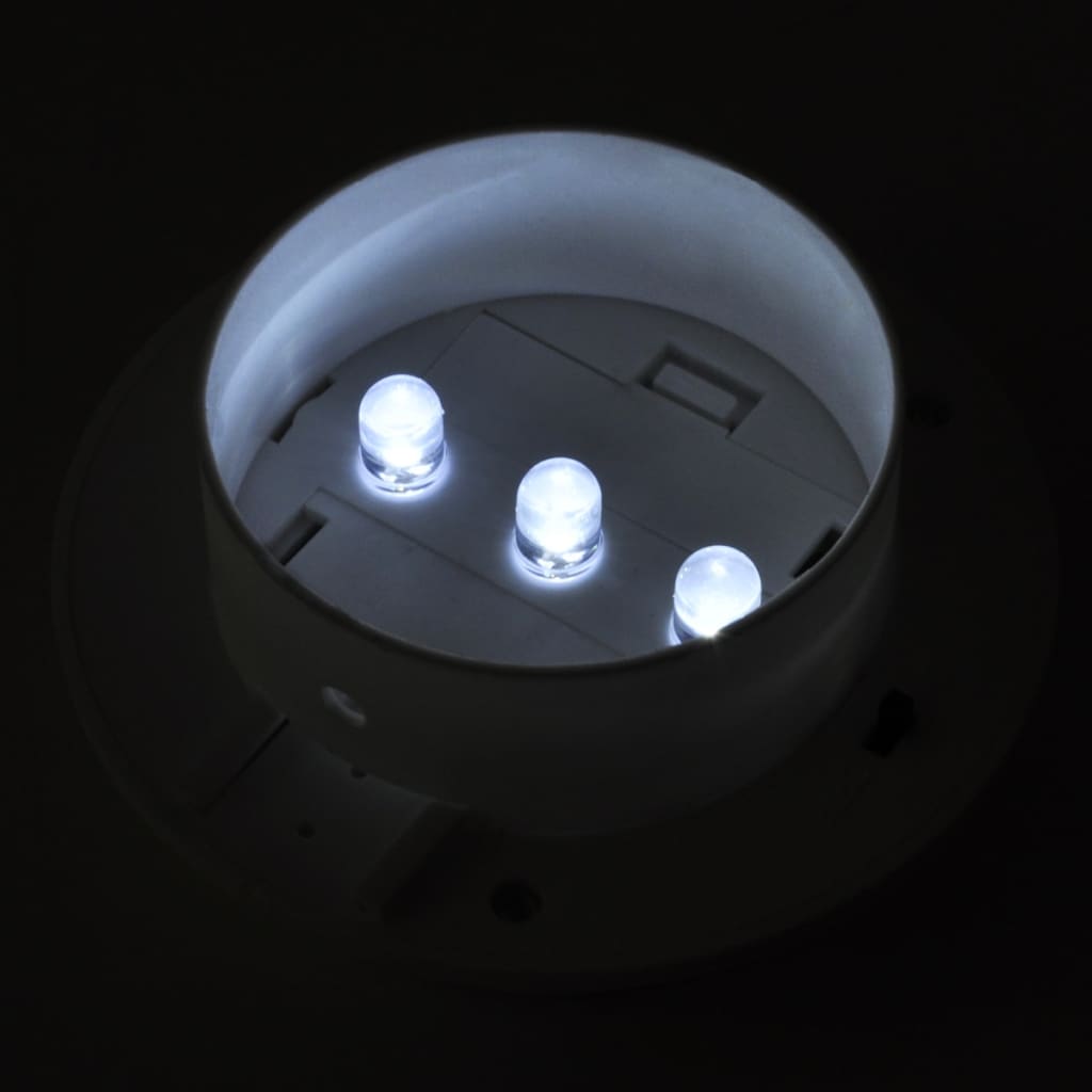 Venkovní solární lampy na plot 12 ks LED bílé