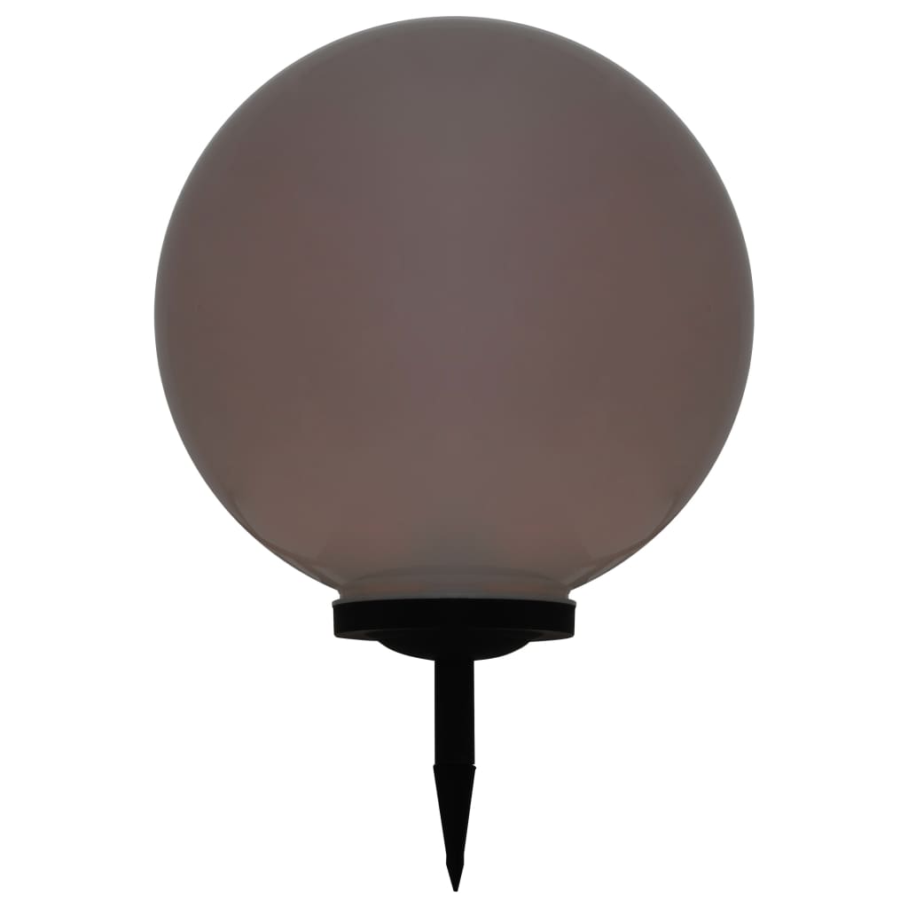 Zahradní solární lampy 2 ks LED kulovité 40 cm RGB