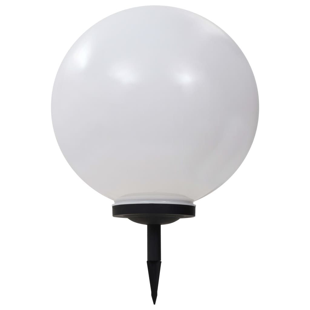 Zahradní solární lampy 2 ks LED kulovité 40 cm RGB