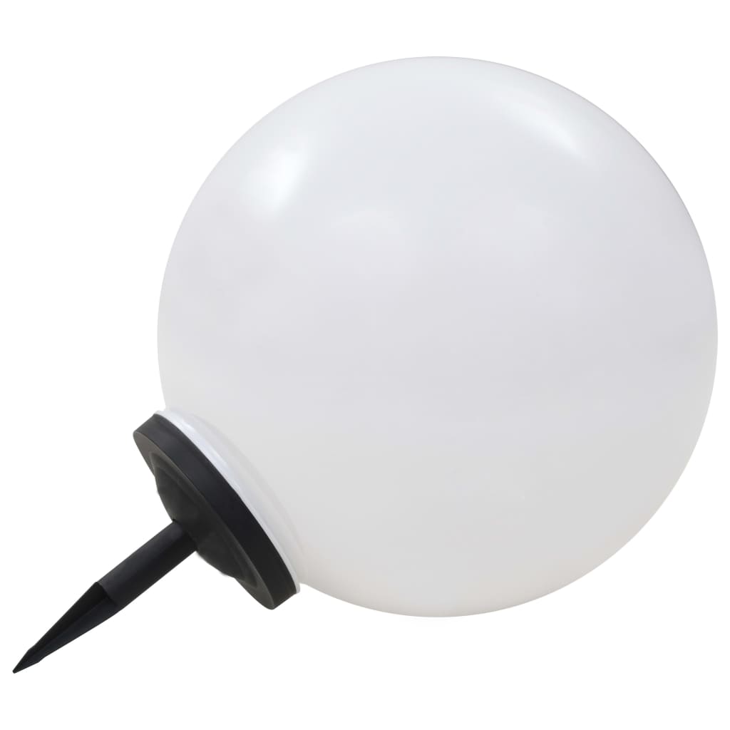 Zahradní solární lampy 2 ks LED kulovité 40 cm RGB