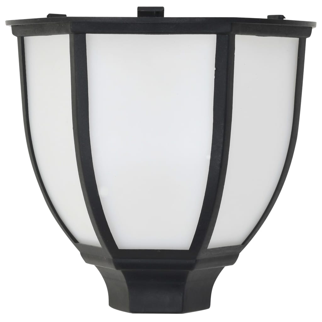 Zahradní solární lampy 6 ks LED černé