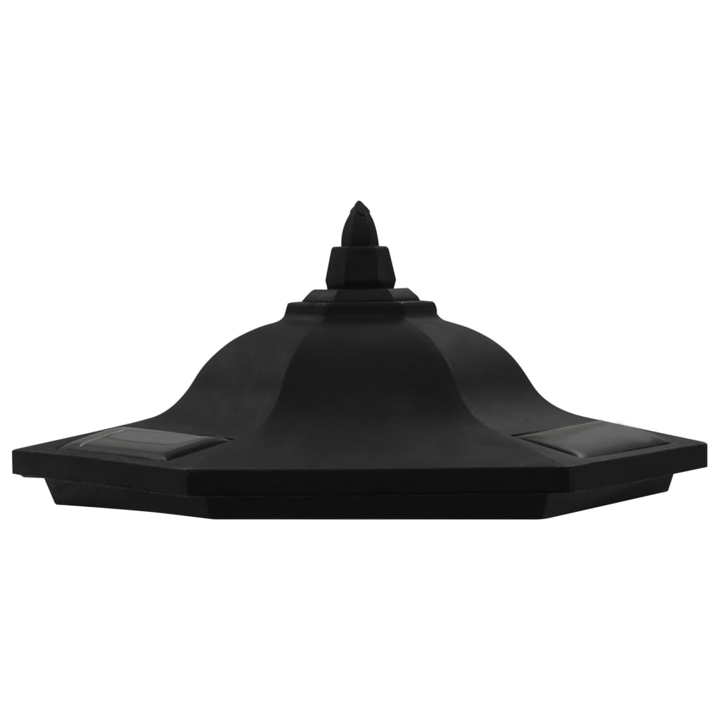 Zahradní solární lampy 6 ks LED černé